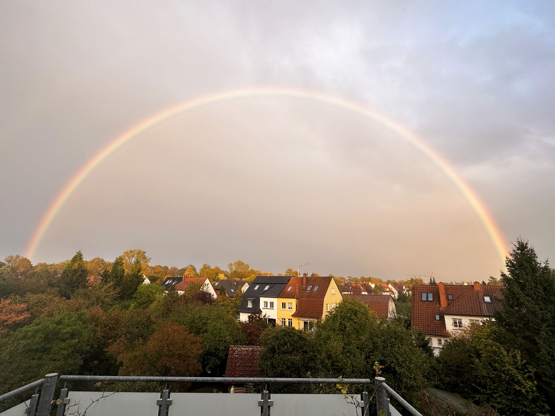 Aussicht vom Balkon