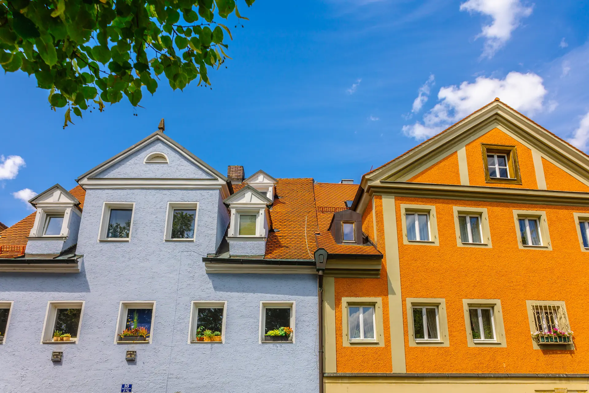 Historische Wohnhausfassaden, Altbau-Wohnlage wie im Katharinenviertel Osnabrück